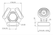 TRICETA VW BORA (SEM) E32 D41.6 -PASSAT