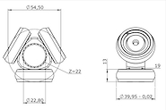 TRICETA FORD FIESTA (SEM) E22 D39.95 -ECOSPORT KINETICK