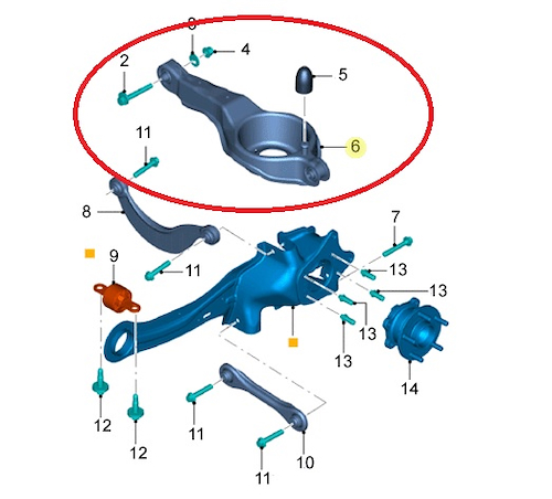 BRAZO FORD FOCUS (SUSP/TRA) 15/19
