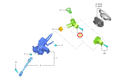 ALOJAMIENTO FORD ECOSPORT (TRABA VOLANTE) 13/... -KA 18/...