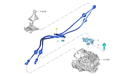 CABLE FORD ECOSPORT (SEL) 13/17 JGO. CAJA MANUAL 6TA - MMT6