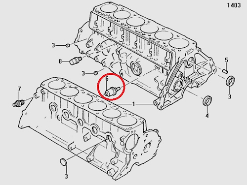 BULBO FORD F100 (ACEITE) 95/98 4.9I