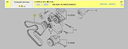 CORREA 6PK1702 - CORREA FORD ECOSPORT 1.6 8V S/AA