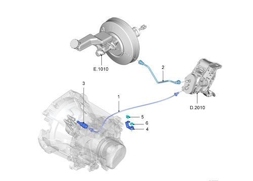 CONECTOR FORD ECOSPORT (EMBRAGUE) 12/17 -FOCUS 13/19