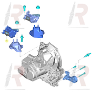 TACO FORD ECOSPORT (CAJA) 12/17 - IZQ -DURATEC/1.5DSL
