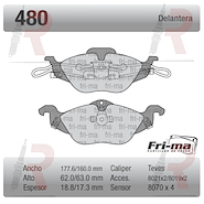 PASTILLA CH ASTRA (DEL) 99 RODADO 14` GL-GLS