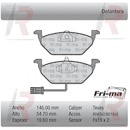 PASTILLA VW FOX (DEL) C/SENSOR -SURAN -BORA -GOLF IV -NE