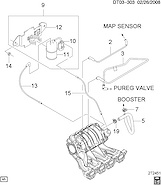 TUBO CH AVEO (VACIO) A SENSOR MAP (GM:96451064)