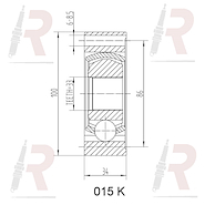 HOMOCINETICA FORD ORION (L/CAJA) POINTER -GOLF -POLO -PAS