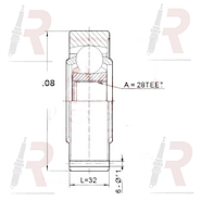 HOMOCINETICA VW TRANSPORTER (L/CAJA)