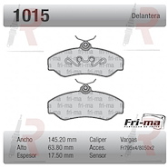 PASTILLA CH S10 (DEL) BLAZER 95/12 4X2 / 4X4 (CON MUESTRA)