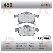 PASTILLA CH VECTRA (DEL) 2.2 Y 2.4- ASTRA 01/..-MERIVA 02/..
