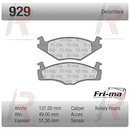 PASTILLA VW POLO (DEL) SOLIDO -GOLF