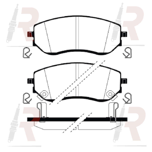 PASTILLA NISSAN FRONTIER (DEL) 17/..