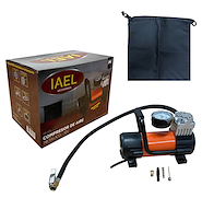 COMPRESOR 12V C/MANOMETRO - C/BOLSO - C/LUZ