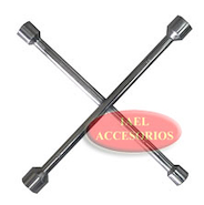 LLAVE CRUZ CROMADA
