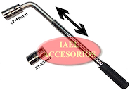 LLAVE DE RUEDA BOCA TUBO INTERCAMBIABLES