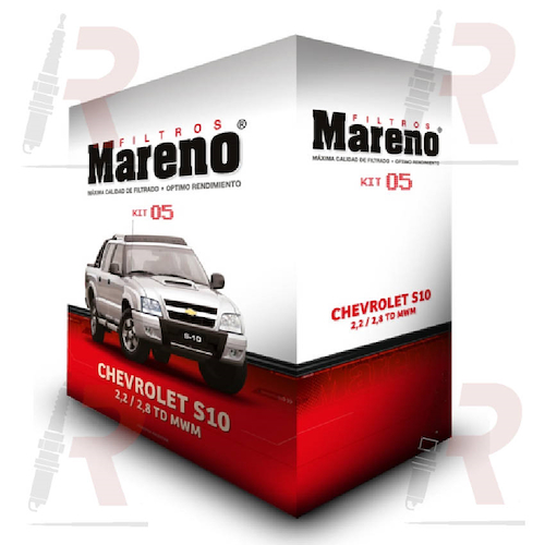KIT CH S10 (FILTROS) 2.8TD .../05