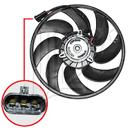 ELECTRO CH ONIX (VENT) 391MM 9 PALAS S/RESISTENCIA - PRISMA