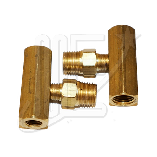 TEE DE BRONCE `ACEITE` P/MANOMETRO -FAIRLANE 6/8CIL.