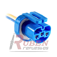 FICHA 3 VIAS 310 (HEMBRA) LAMP. 9004/9007
