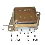 REGULADOR FORD FALCON/F100 (VOLT) 4 PIN -ELECTRONICO