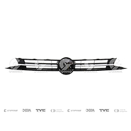 REJILLA VW POLO (CENTRAL) HATCH 18/... SUP V/CROM C/AB