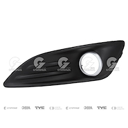 REJILLA FORD FIESTA (INF) 13/17 IZQ C/AUX ARO GRIS