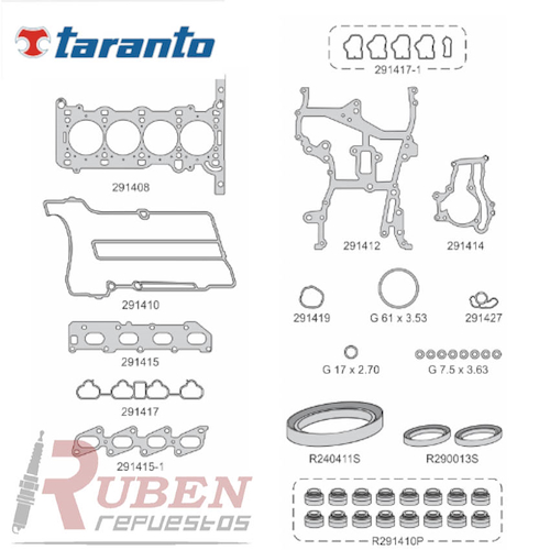 JUNTA CH CRUZE (MOTOR) 17/..1.4T