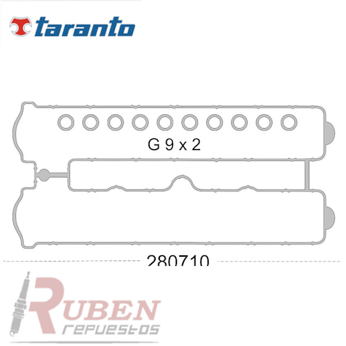 JUNTA CH VECTRA (T/VALV.) ASTRA 2.0-2.2-2.4 16V