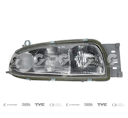 OPTICA FORD FIESTA (DER) 97/99 G/BLANCO