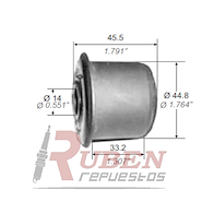 BUJE FORD RANGER (TWIN) .../97 REDONDO 14MM 4X4
