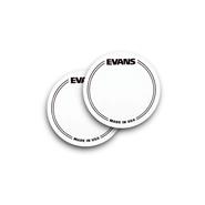 EVANS Patch Clear Plastico Para Parche De Bombo X 2 Unidades