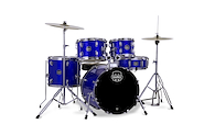 MAPEX Comet, 5 Cuerpos, Con Fierros y Platillos, Azul Indigo