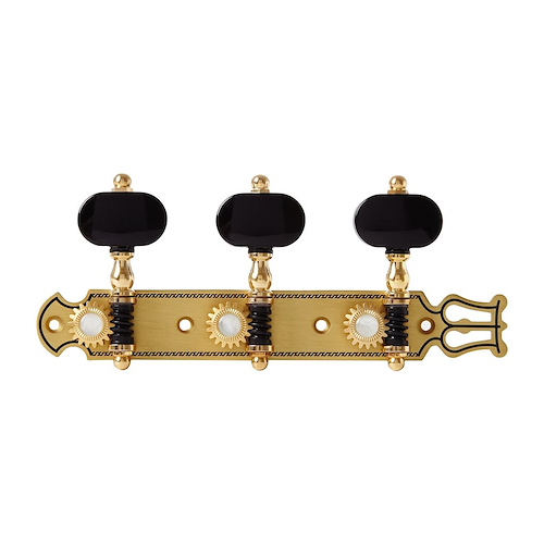 CLAVIJERO PARA GUITARRA CRIOLLA CLASICA COLOR DORADO 102G-AS ALPHA