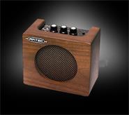 Ampli.5 w.m.sólida.afinador cromatico.(walnut/zebra) AA3TW ARTEC