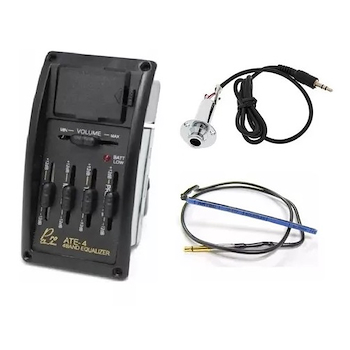 Ecualizador de 4 bandas con endpin jack. ATE-4 ARTEC