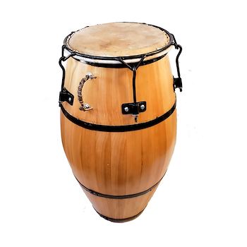 Repique de candombe, cuero de chivo Duelas de pino brasil Repique candombe ARTESANAL