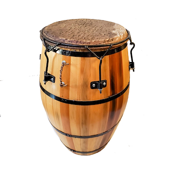Piano de candombe, Cuero vaca, Duelas de pino brasil Piano Candombe ARTESANAL