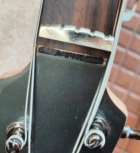 Cejilla bronce laton incluye Calibrado guitarra o bajo elec Calibrado con cejilla bronce ARTESANAL