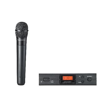 Receptor y microfono de mano. 10 Canales seleccionables. ATW-2120BD  Audio-Technica