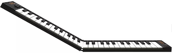 Piano PLEGABLE 49teclas- Sensitivo-128sonid,Parlant,USB,MIDI CARRY-ON-FP49T-Negro BLACKSTAR Carry-On