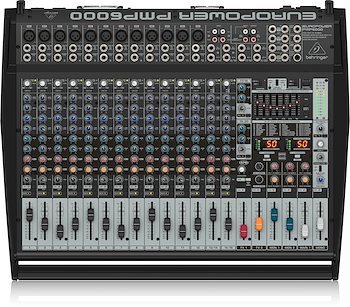 Consola Amplificada Clase D De 20 Canales; 12 Canales Mono; Pmp6000 Behringer