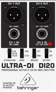 Ultra di di20 caja de inyeccion activa 2 canales - directa Di20 Behringer