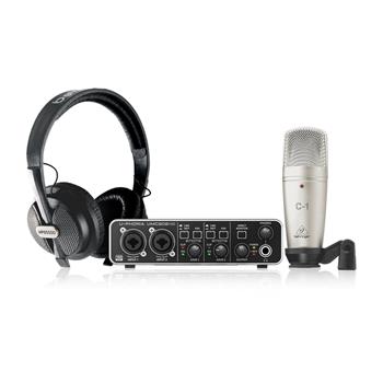 Paquete completo de grabación / podcasting con interfaz de a U-Phoria Studio PRO Behringer