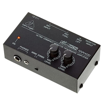 "Amplificador de Auriculares de Monitoreo para Estudio y Dir MA400 Behringer