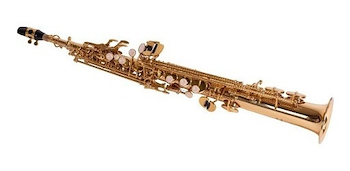 Instrumentos de estudio Saxo Soprano Gold Master CLEF