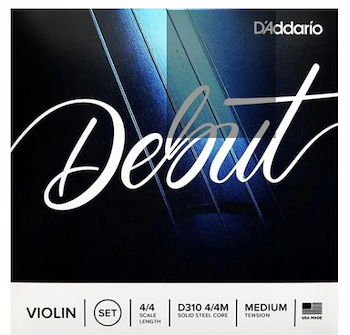 Enc. p/ violin, 4/4, DEBUT, T: Med D310 4/4M DADDARIO Orchestral