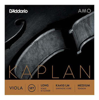 Encordado p/Viola, 4/4, KAPLAN AMO, T: Medium, Long scale KA410 LM DADDARIO Orchestral