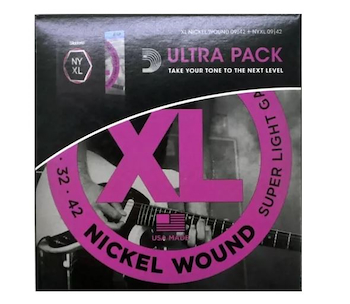 EXL120+NYXL0942 SUPER LIGHT ULTRA PACK EXL120-NYXL0942 DADDARIO Strings